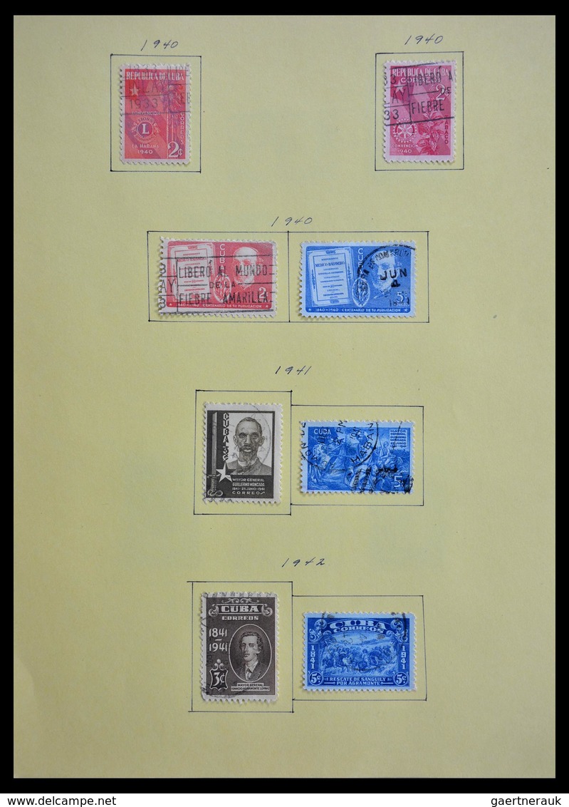 Alle Welt: 1850-1950: Collector estate with better China (old), Canal Zone, Cuba from old, Philippin