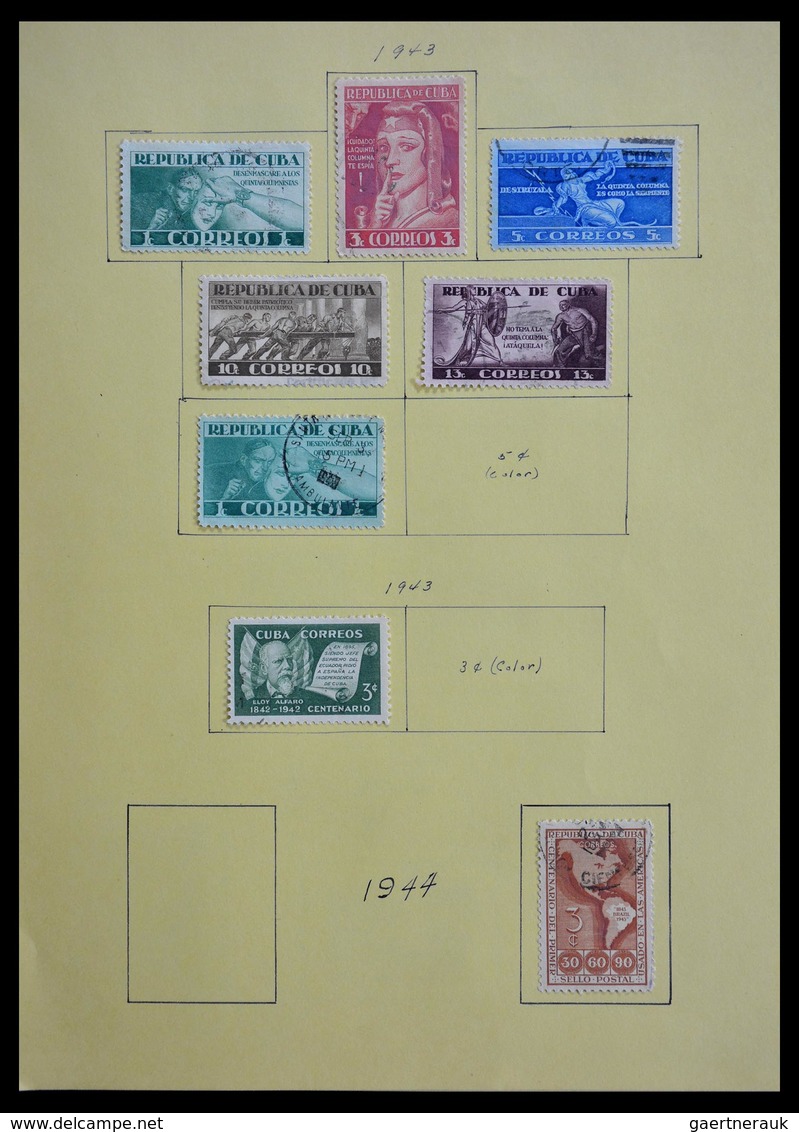 Alle Welt: 1850-1950: Collector estate with better China (old), Canal Zone, Cuba from old, Philippin