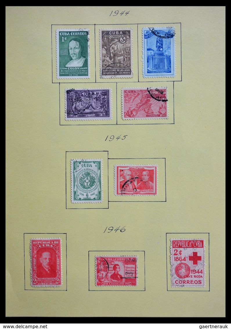 Alle Welt: 1850-1950: Collector estate with better China (old), Canal Zone, Cuba from old, Philippin