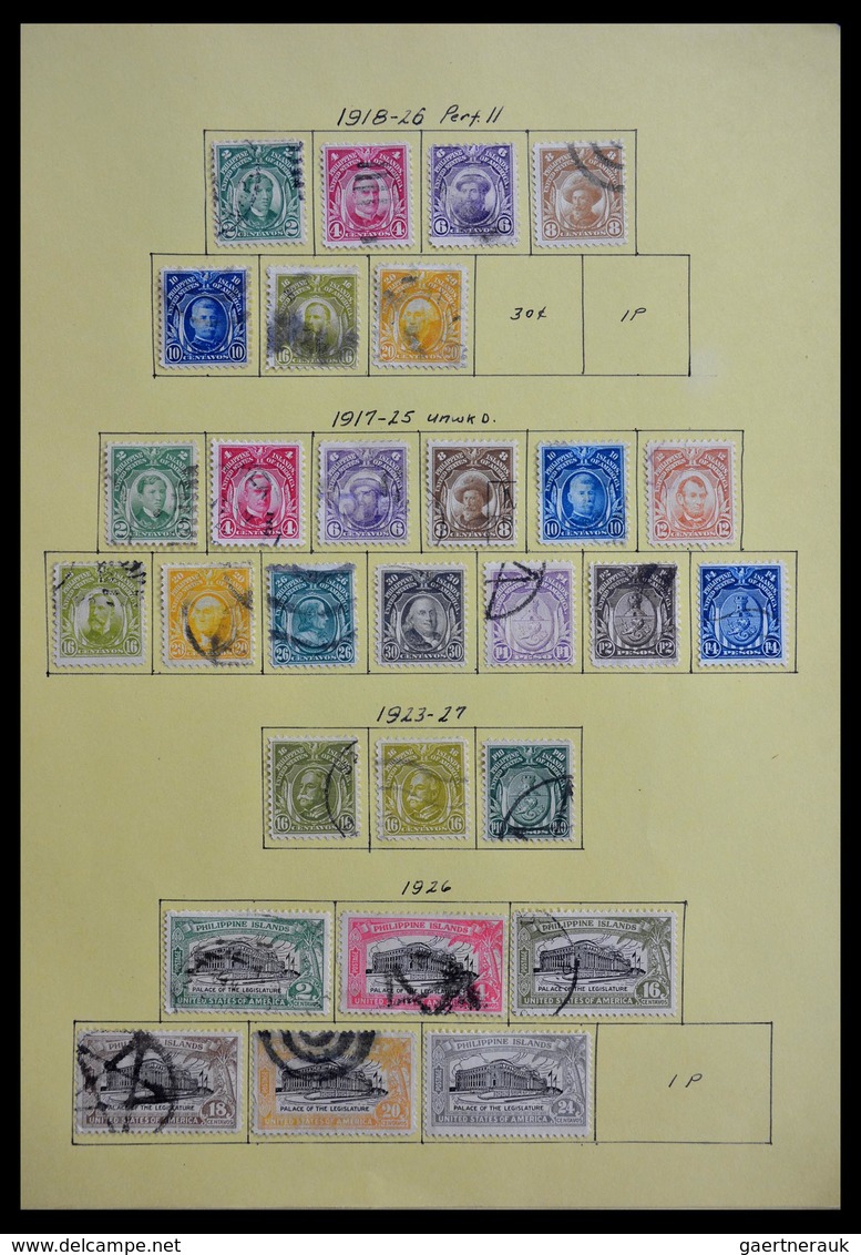 Alle Welt: 1850-1950: Collector estate with better China (old), Canal Zone, Cuba from old, Philippin