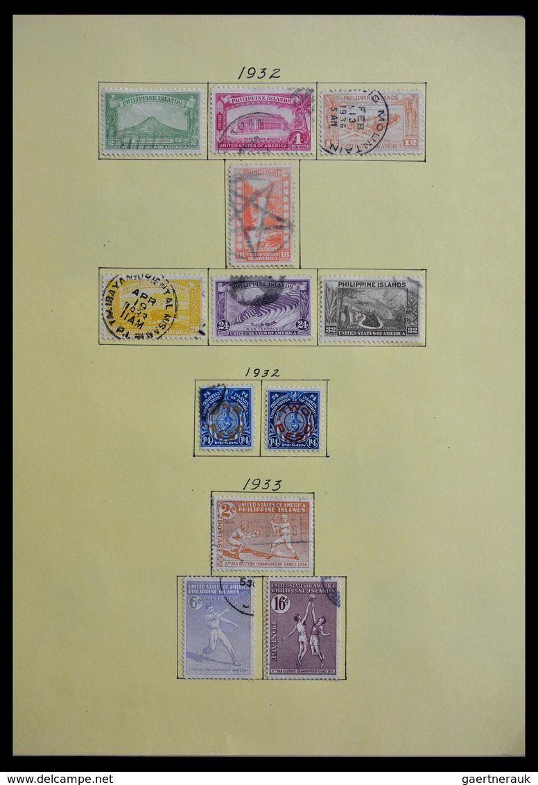 Alle Welt: 1850-1950: Collector estate with better China (old), Canal Zone, Cuba from old, Philippin