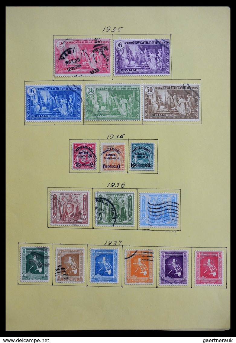 Alle Welt: 1850-1950: Collector estate with better China (old), Canal Zone, Cuba from old, Philippin