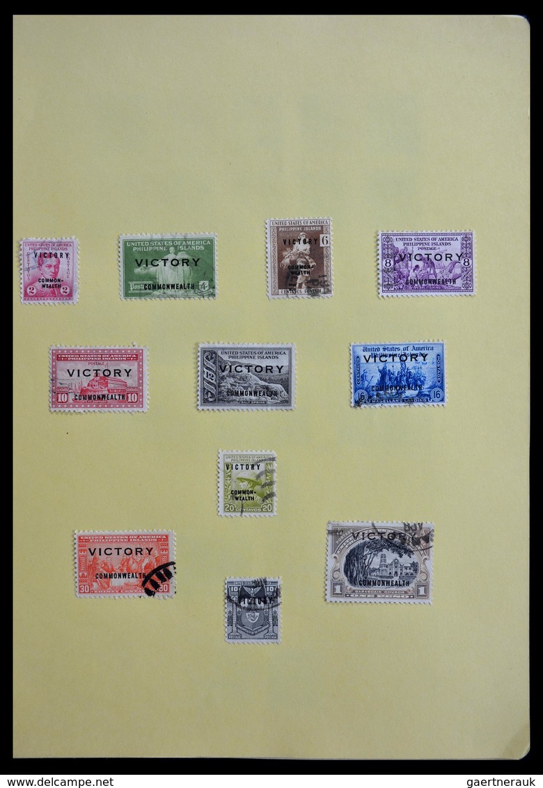 Alle Welt: 1850-1950: Collector estate with better China (old), Canal Zone, Cuba from old, Philippin