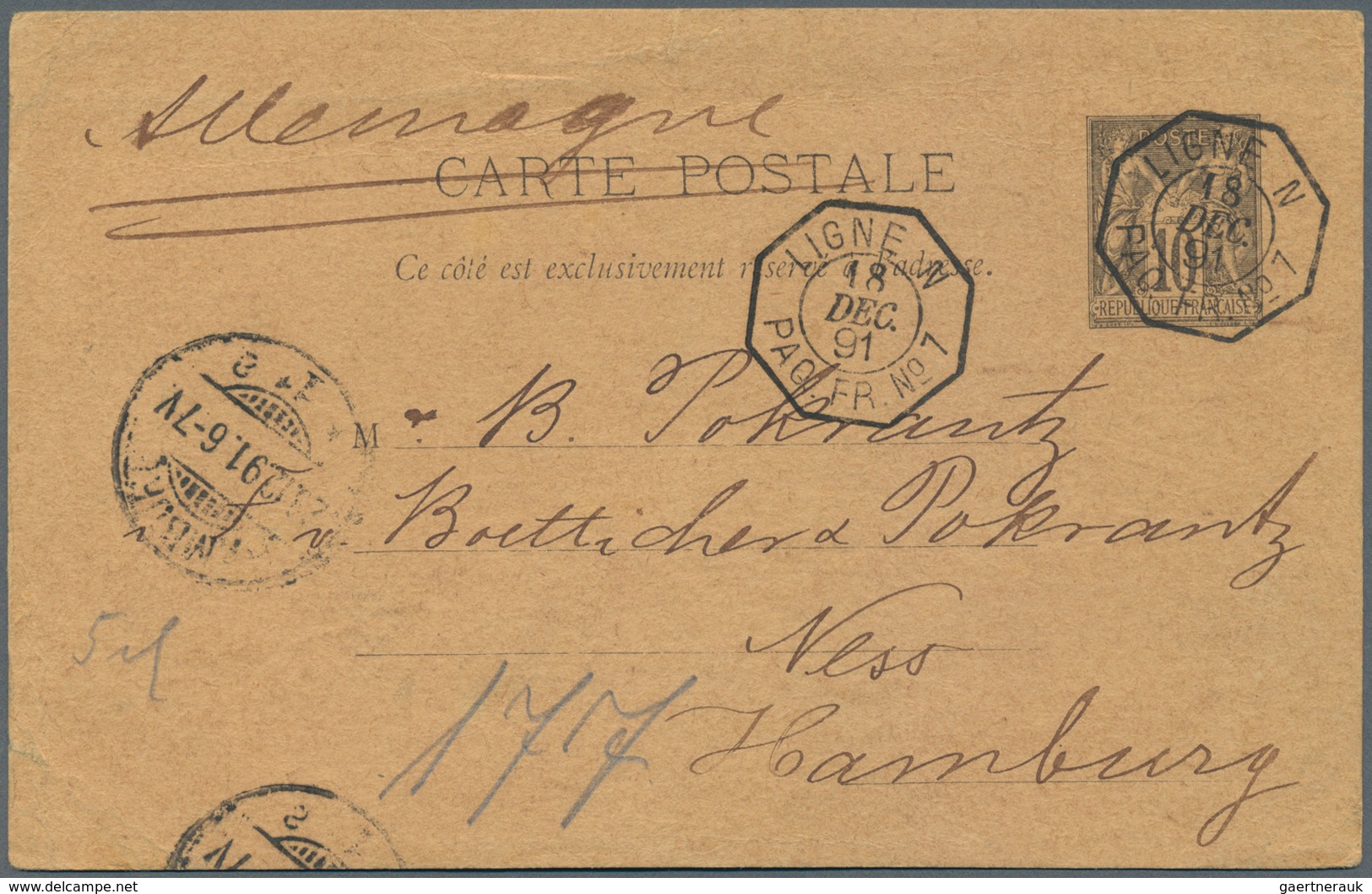 Alle Welt: 1860/1940 (ca.), Lot Of 47 Covers/cards/stationeries, Incl. Airmail, Ship Mail, Uprated S - Sammlungen (ohne Album)