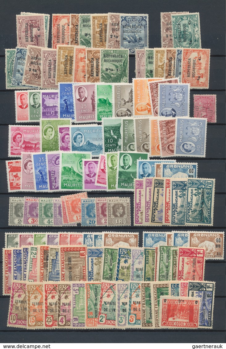 Alle Welt: 1860/1960 (ca.), Mint Assortment On Stockpages, E.g. Mexico, Nice Section French Colonies - Collections (without Album)