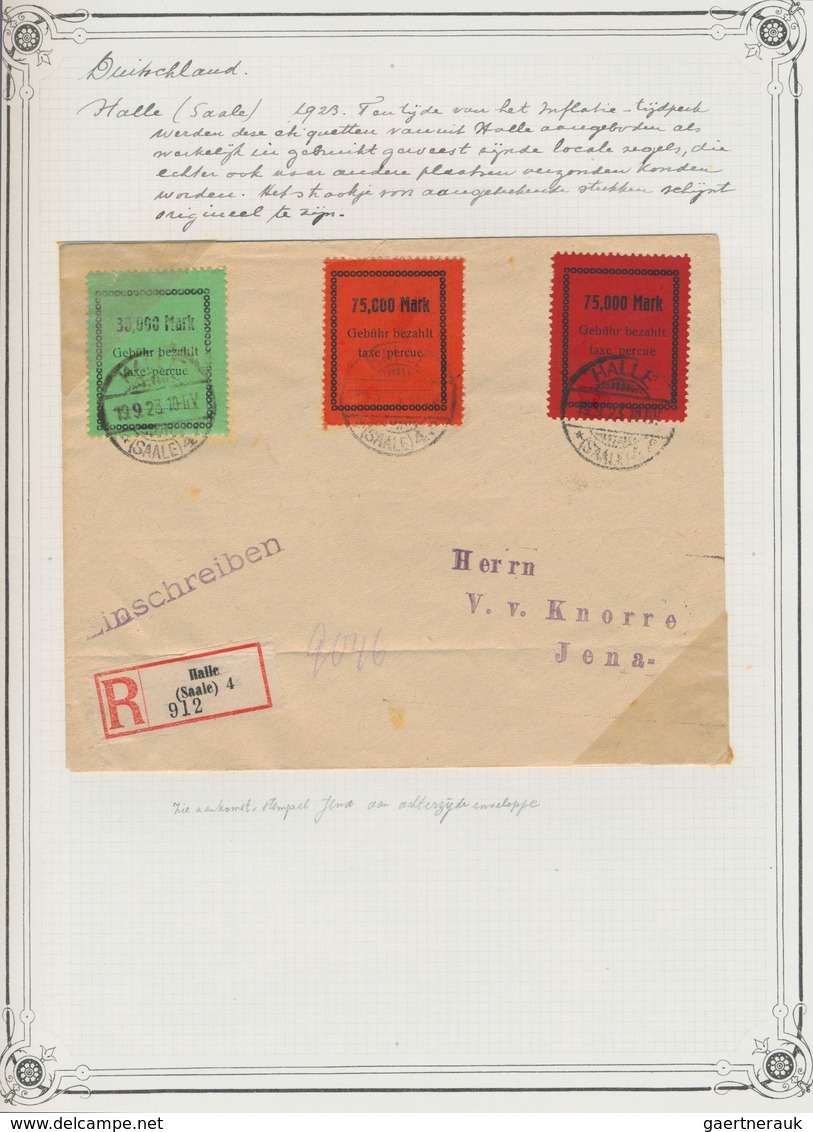 Alle Welt: 1870/1923 Appr.: Beautiful Collection Of Non-offical Issues, Private Overprints And More - Sammlungen (ohne Album)