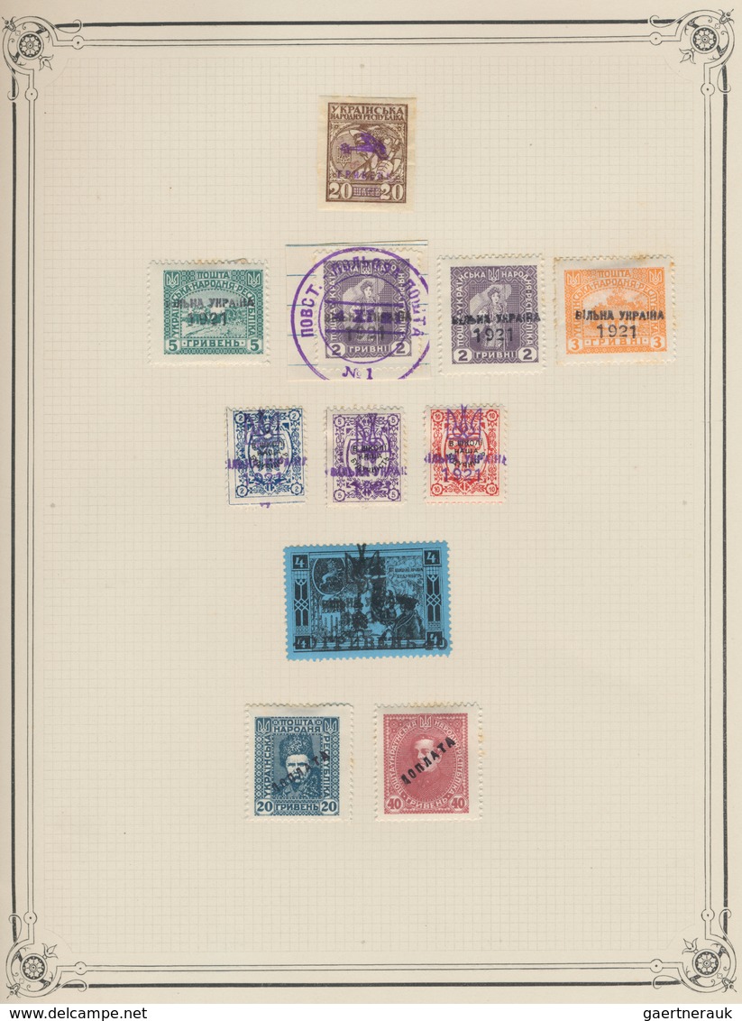 Alle Welt: 1870/1923 appr.: beautiful collection of non-offical issues, private overprints and more