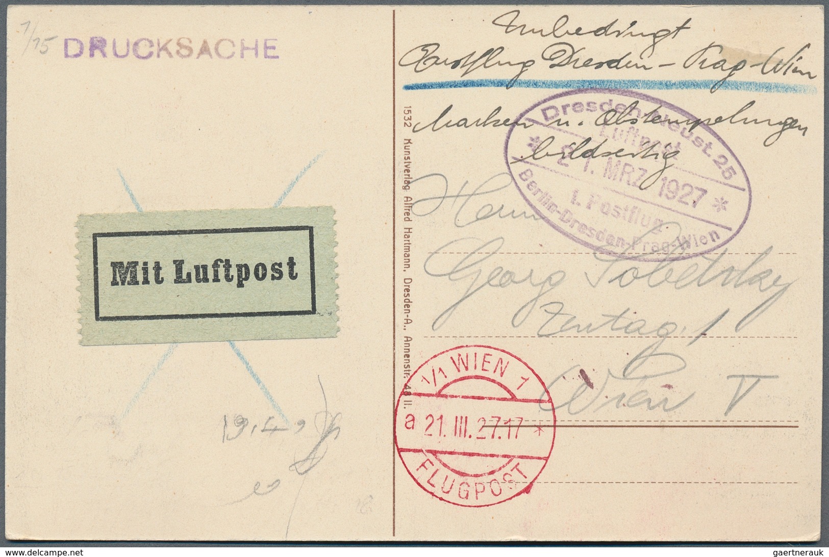 Alle Welt: 1871-1960 Ca.: 35 Covers, Postcards, Postal Stationery Items, Picture Postcards Etc. From - Sammlungen (ohne Album)