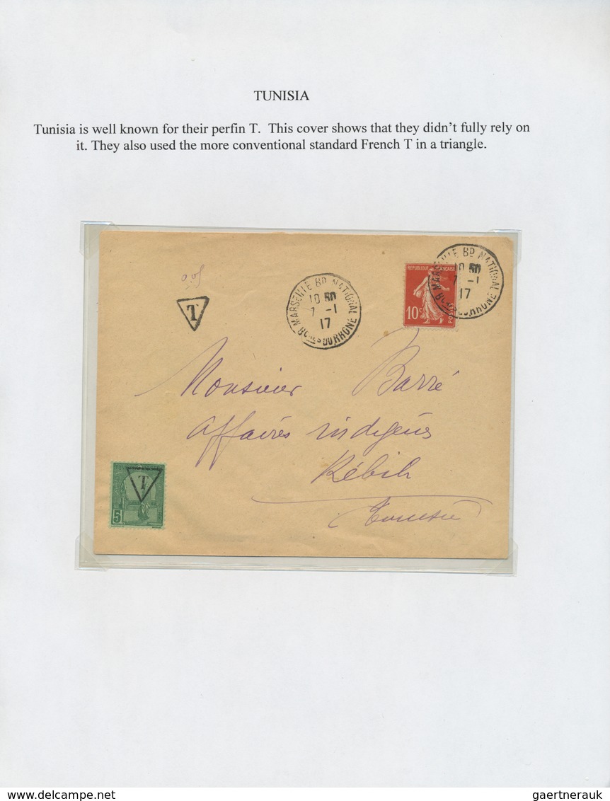 Alle Welt: 1890/1960 (ca.) A scarce worldwide POSTAGE DUE / TAX exhibition-collection in three album