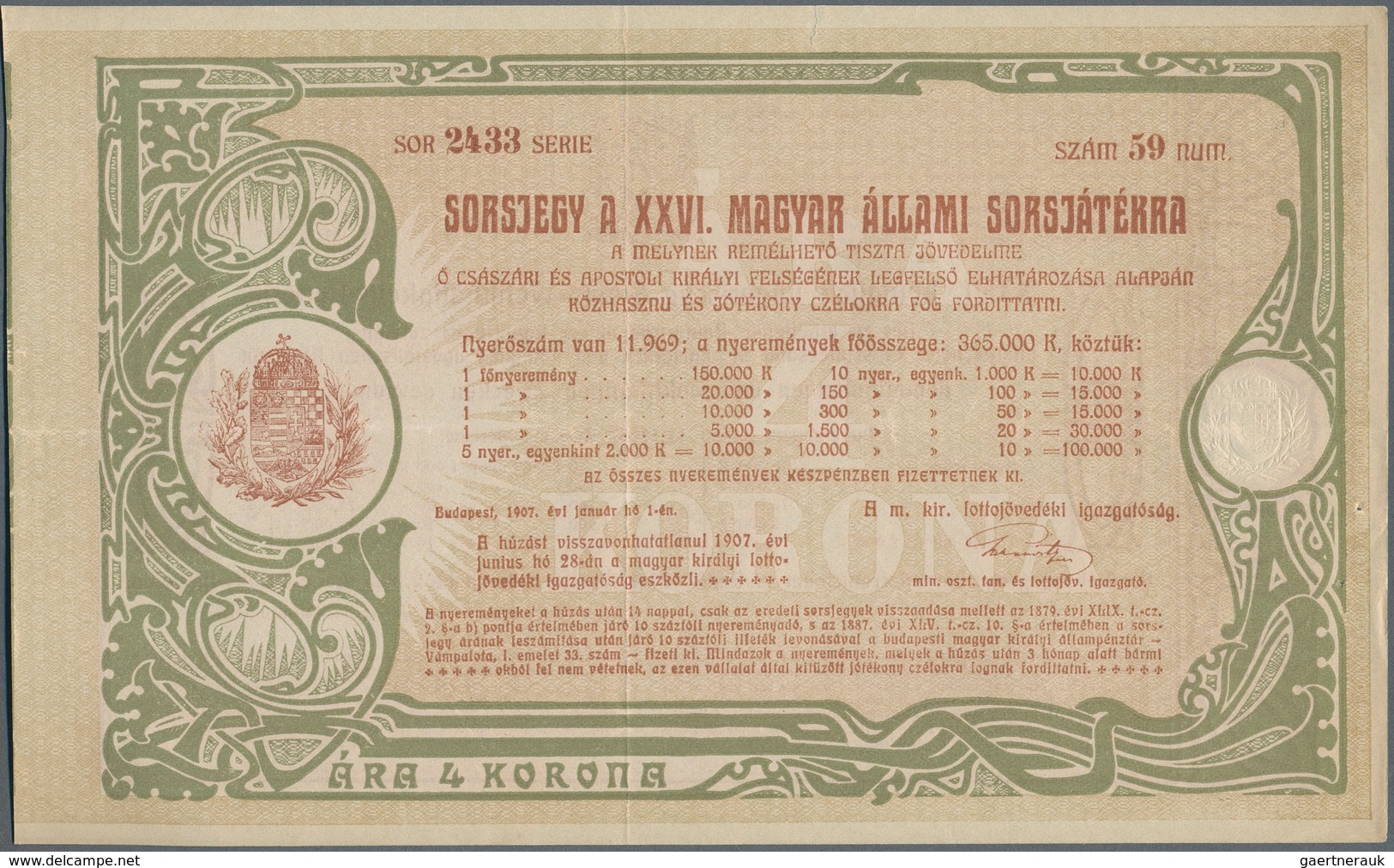 Alle Welt: 1900/1970 Appr. Fine Lot Of Lottery Tickets Some Very Artistic. Tickets Seen From Austria - Collections (without Album)