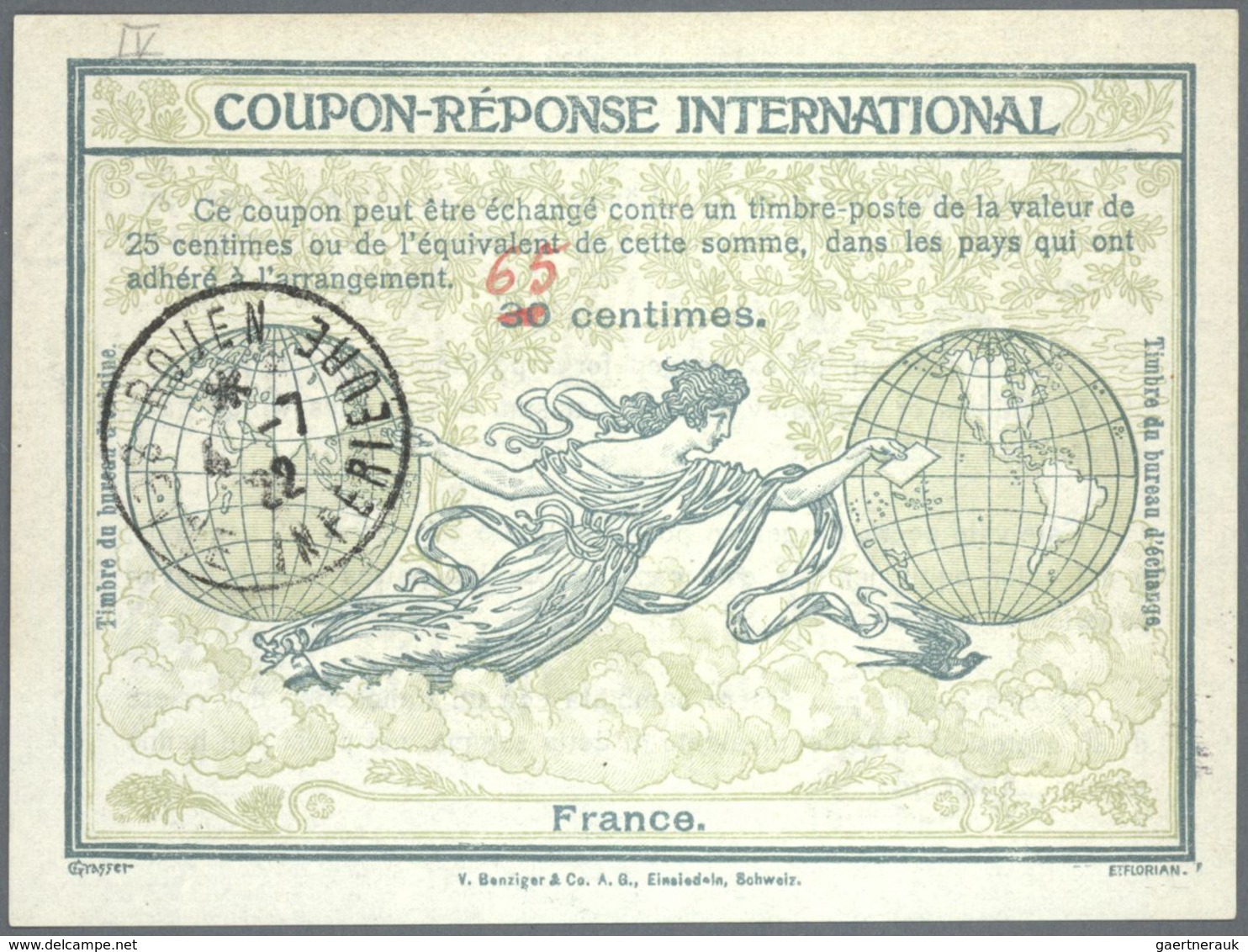 Alle Welt: 1907 onwards - INTERNATIONAL REPLY COUPONS (Internationale Antwortscheine): Specialized a