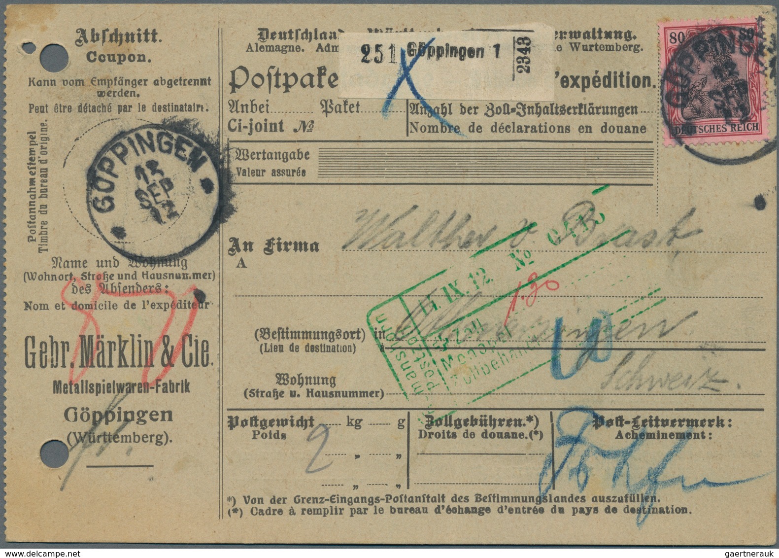 Alle Welt: 1930/2000, Accumulation Of Several Hundred Covers And Cards With Main Focus On German Iss - Sammlungen (ohne Album)