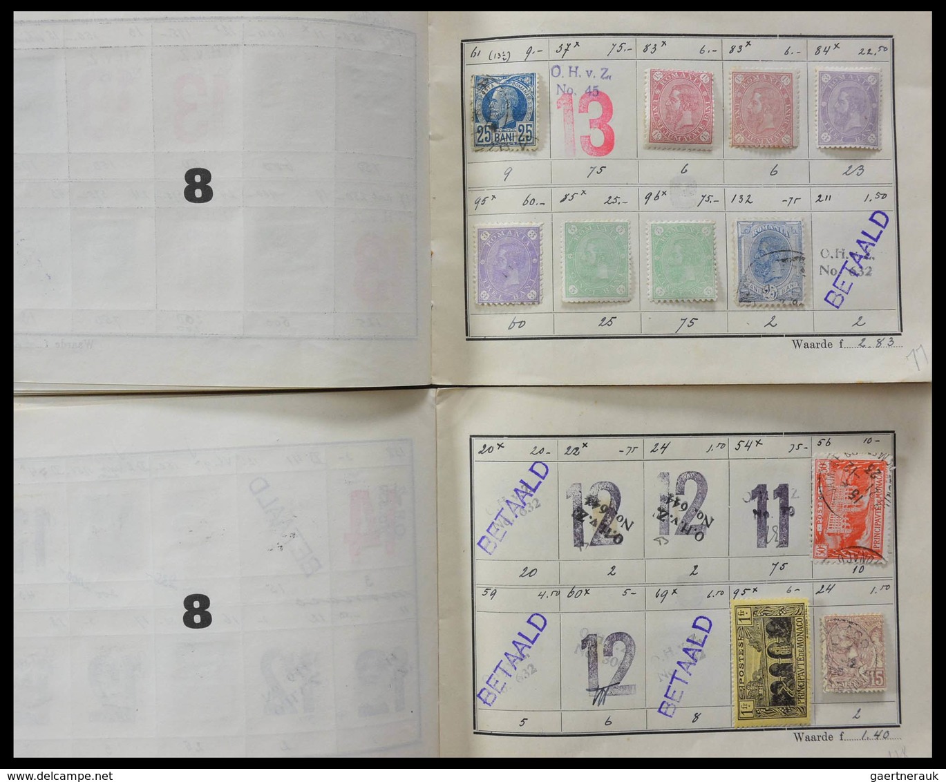 Alle Welt: Incredible Lot Of Ancient Approval Booklets From 1947, All Very Wellfilled, Offered Intac - Colecciones (sin álbumes)