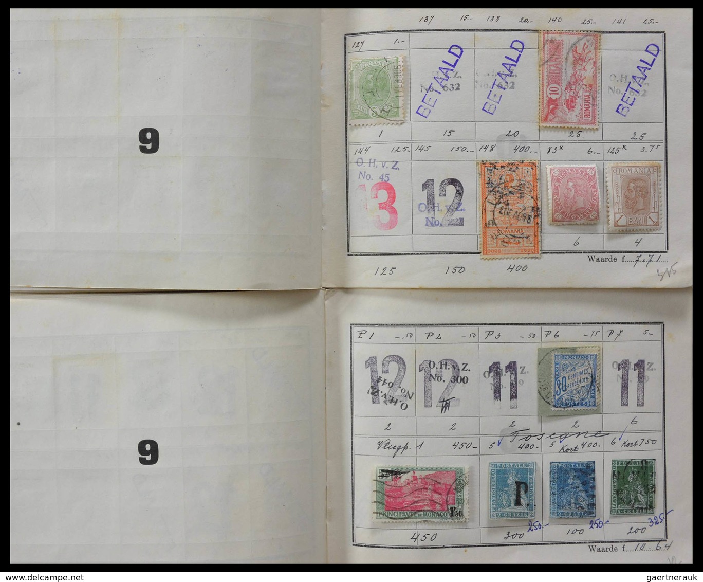 Alle Welt: Incredible Lot Of Ancient Approval Booklets From 1947, All Very Wellfilled, Offered Intac - Colecciones (sin álbumes)