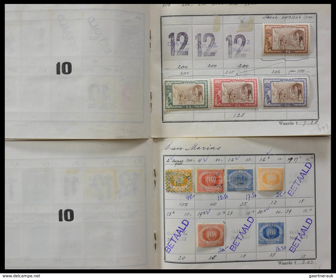 Alle Welt: Incredible Lot Of Ancient Approval Booklets From 1947, All Very Wellfilled, Offered Intac - Colecciones (sin álbumes)