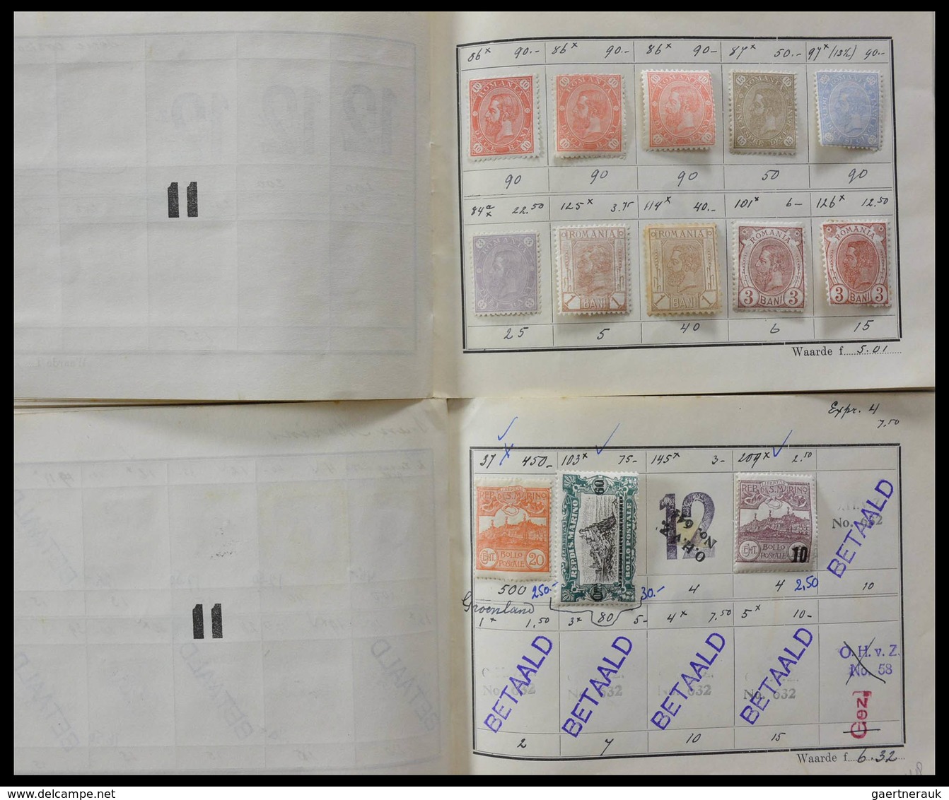 Alle Welt: Incredible lot of ancient approval booklets from 1947, all very wellfilled, offered intac