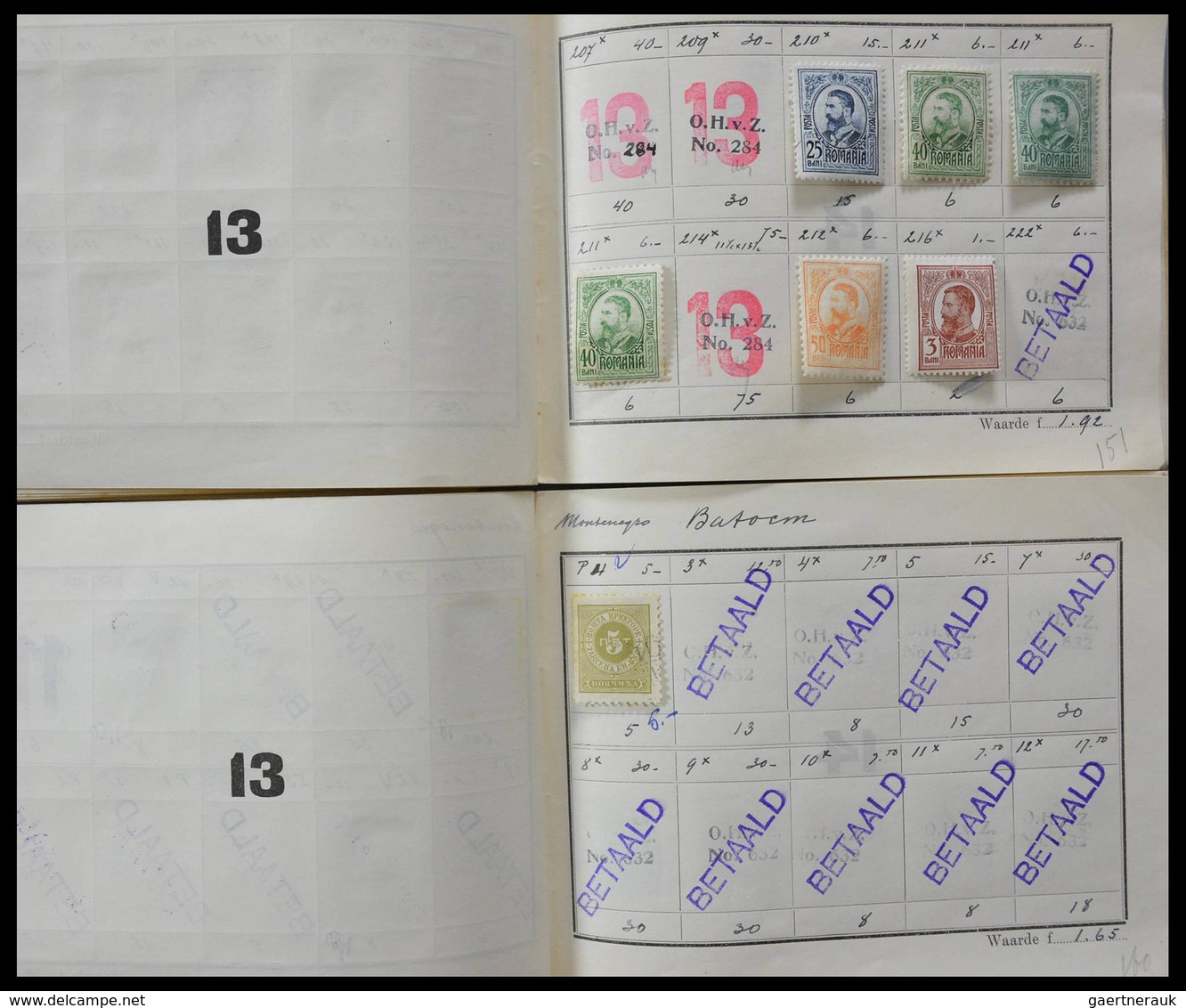 Alle Welt: Incredible lot of ancient approval booklets from 1947, all very wellfilled, offered intac