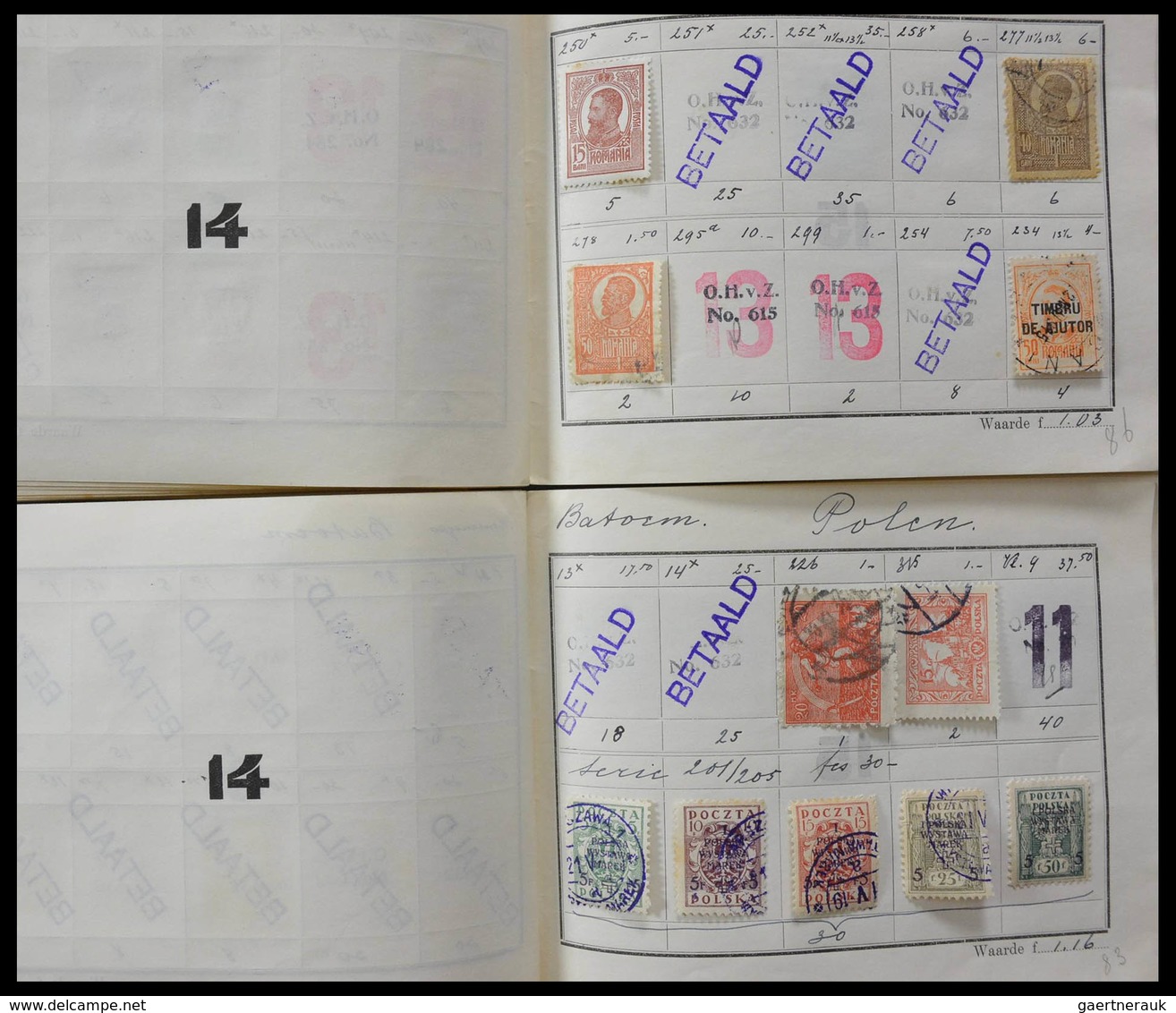 Alle Welt: Incredible lot of ancient approval booklets from 1947, all very wellfilled, offered intac