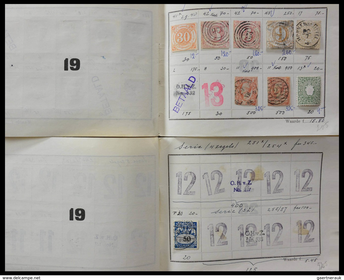 Alle Welt: Incredible lot of ancient approval booklets from 1947, all very wellfilled, offered intac