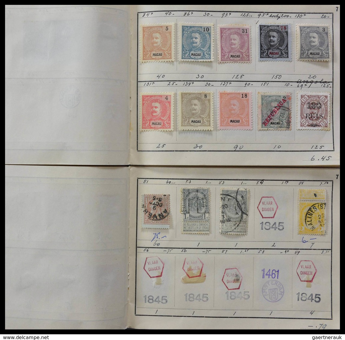 Alle Welt: Incredible lot of ancient approval booklets from 1947, all very wellfilled, offered intac