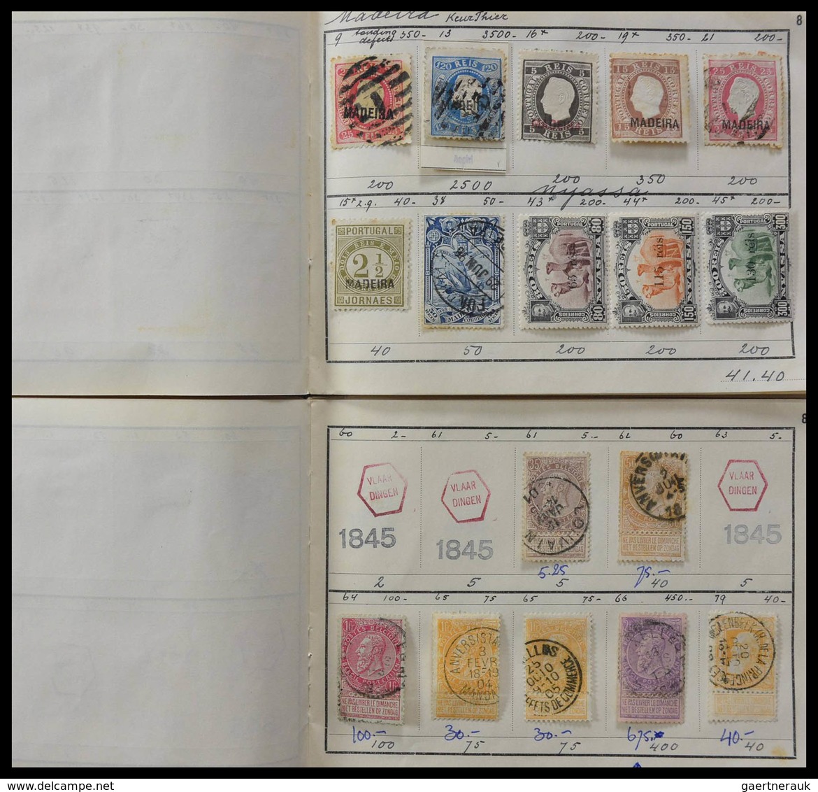 Alle Welt: Incredible lot of ancient approval booklets from 1947, all very wellfilled, offered intac