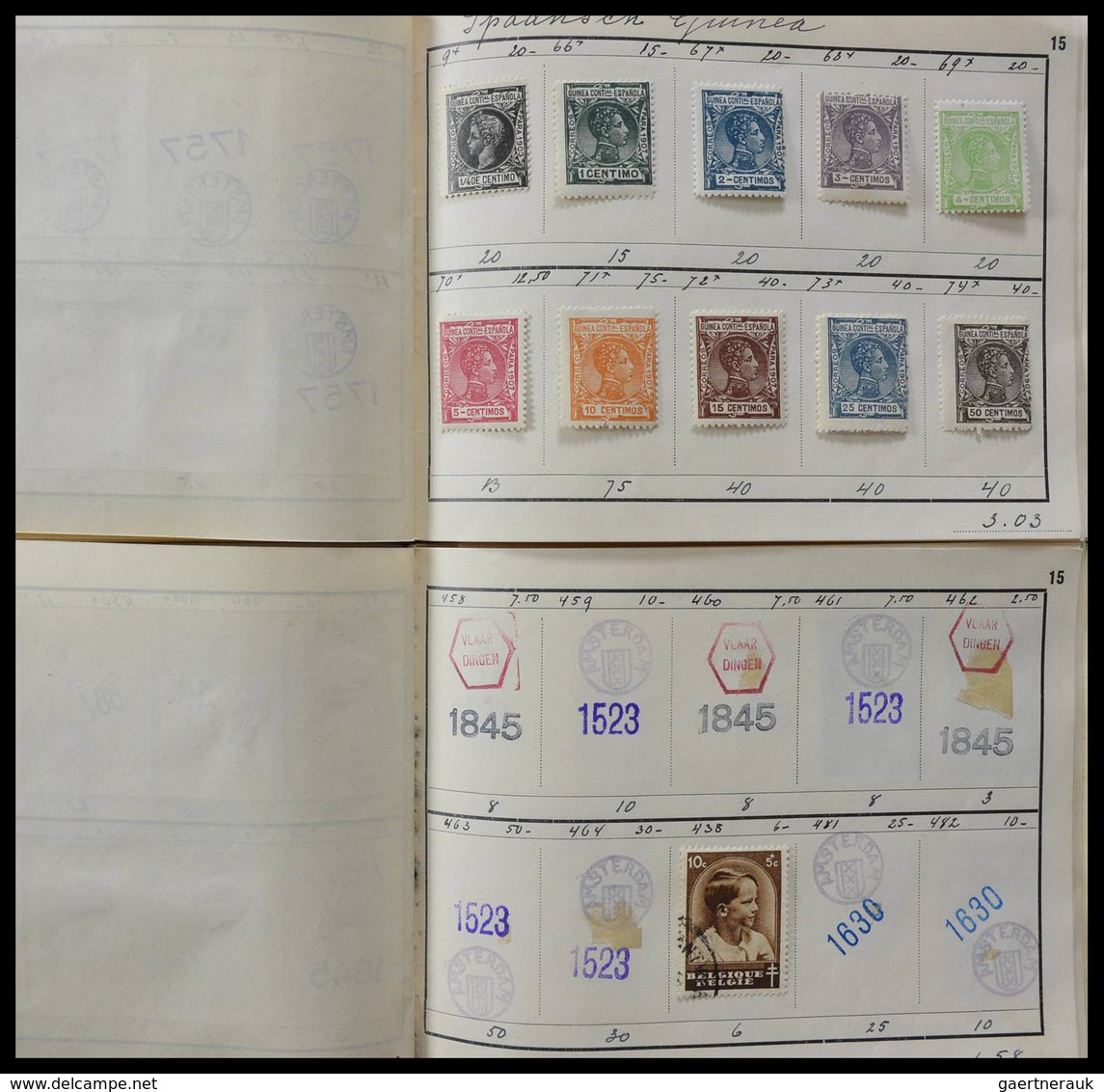 Alle Welt: Incredible lot of ancient approval booklets from 1947, all very wellfilled, offered intac