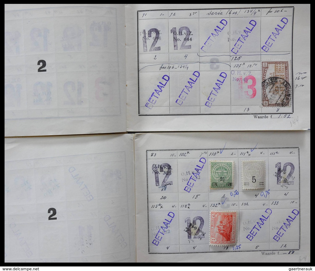 Alle Welt: Incredible lot of ancient approval booklets from 1947, all very wellfilled, offered intac