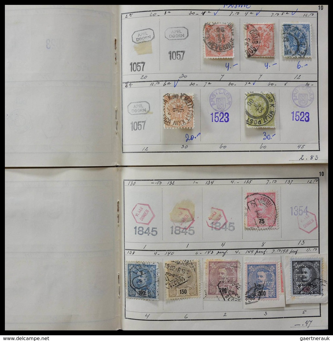 Alle Welt: Incredible lot of ancient approval booklets from 1947, all very wellfilled, offered intac