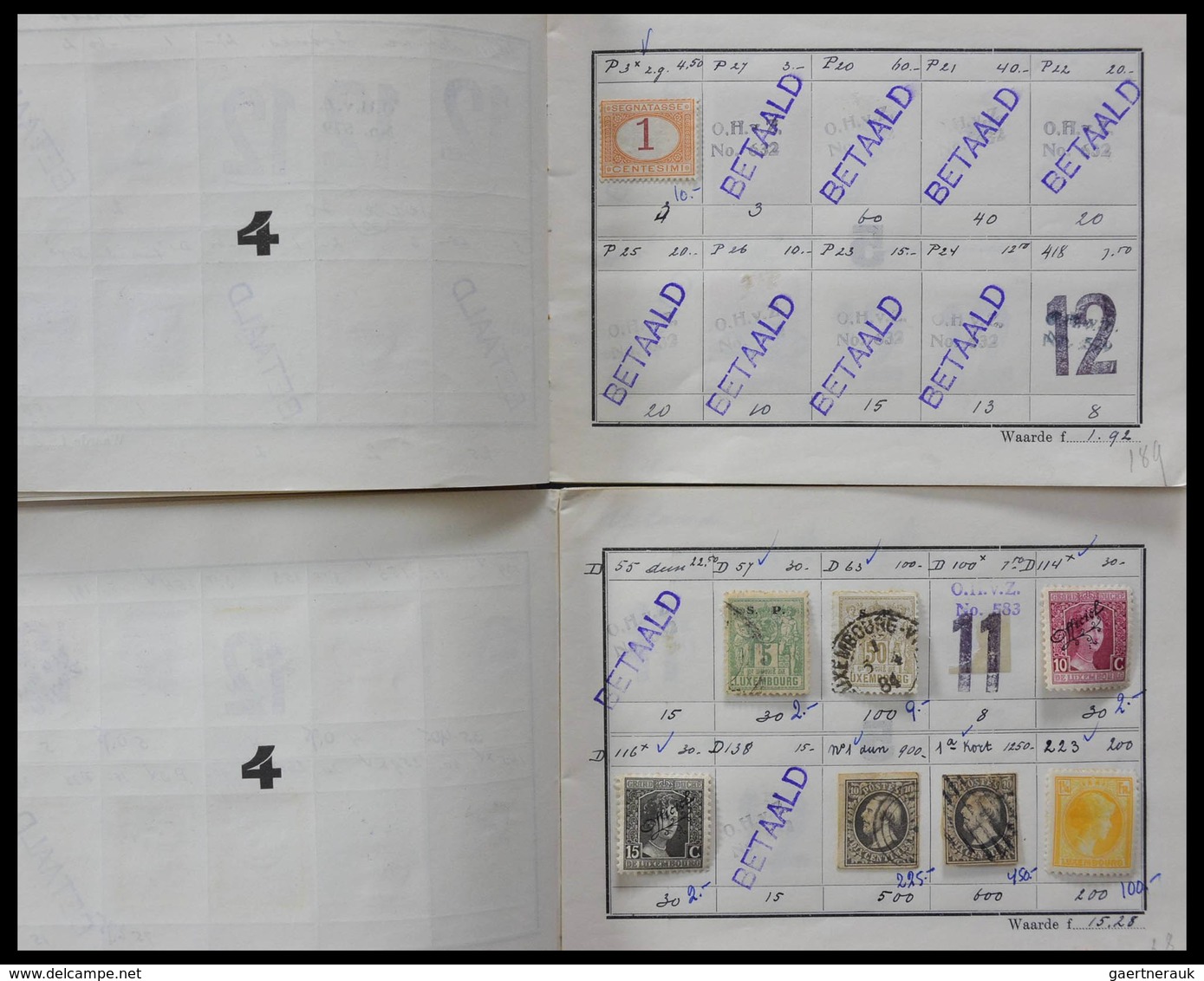 Alle Welt: Incredible lot of ancient approval booklets from 1947, all very wellfilled, offered intac