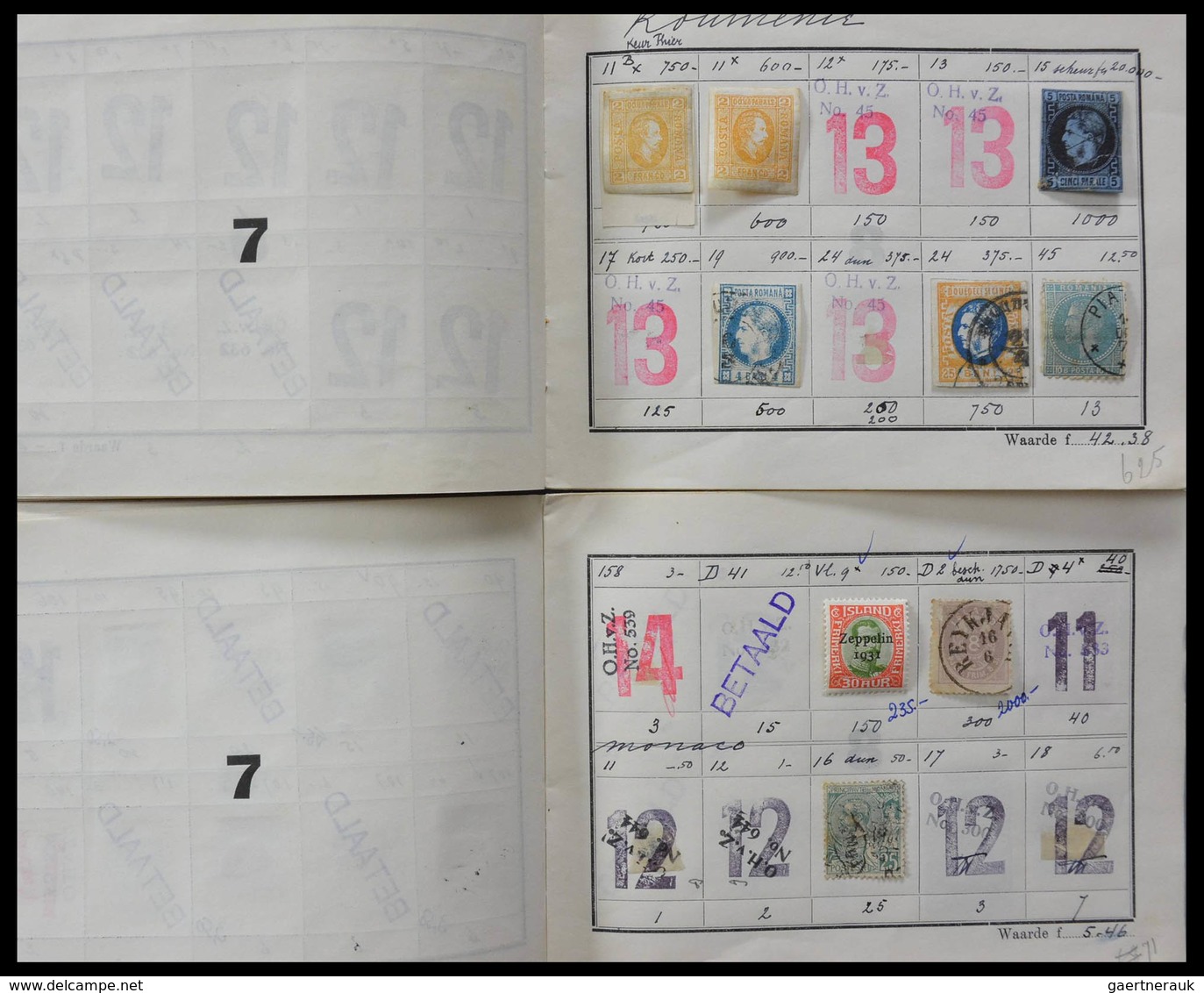 Alle Welt: Incredible lot of ancient approval booklets from 1947, all very wellfilled, offered intac