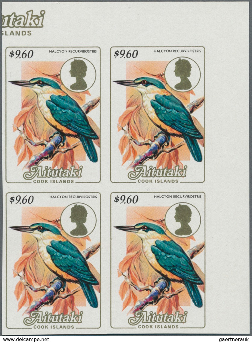 Übersee: 1970/1989 (ca.), Accumulation With About 15.000 (!) IMPERFORATE Stamps From Aitutaki, Burun - Sonstige & Ohne Zuordnung