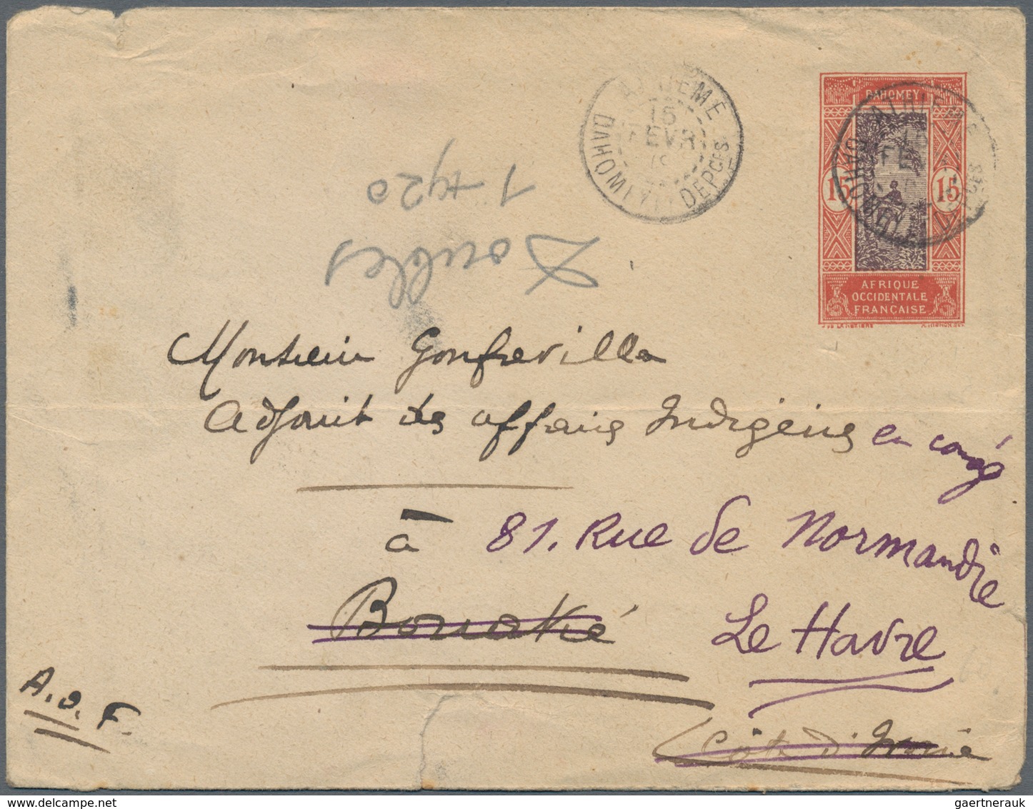 Afrika: 1864/1960 (ca.), Lot Of Apprx. 400 Covers/cards, Incl. Stationeries, Ppc, Attractive Frankin - Africa (Other)