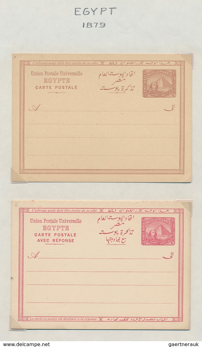 Afrika: 1879/1969 Collection Of About 143 Mostly Unused Postal Stationery Postcards Incl. Some Pictu - Sonstige - Afrika