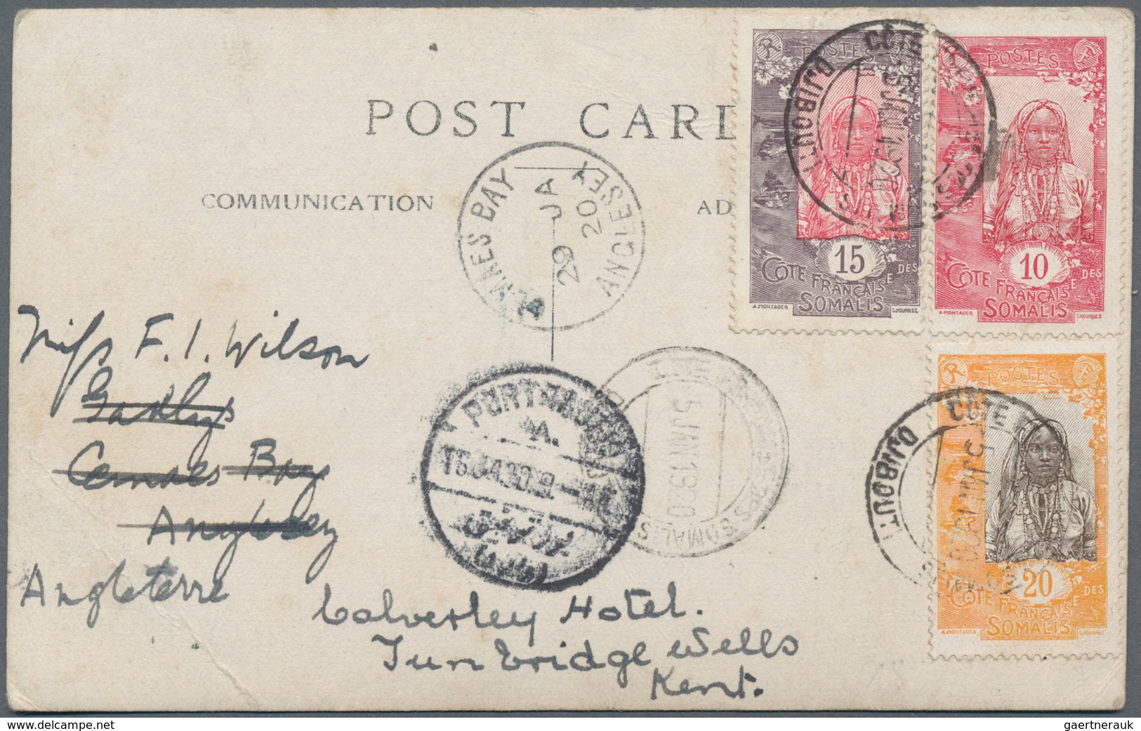 Afrika: 1890/2000 (ca.), British/French/Portuguese area, holding of apprx. 400 covers/cards/ station