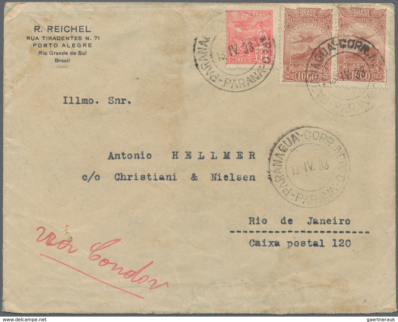 Mittel- und Südamerika: 1890/1950 (ca.), BRASIL, BRIT. GUIANA, BRIT. HONDURAS, CHILE: lot of apprx.