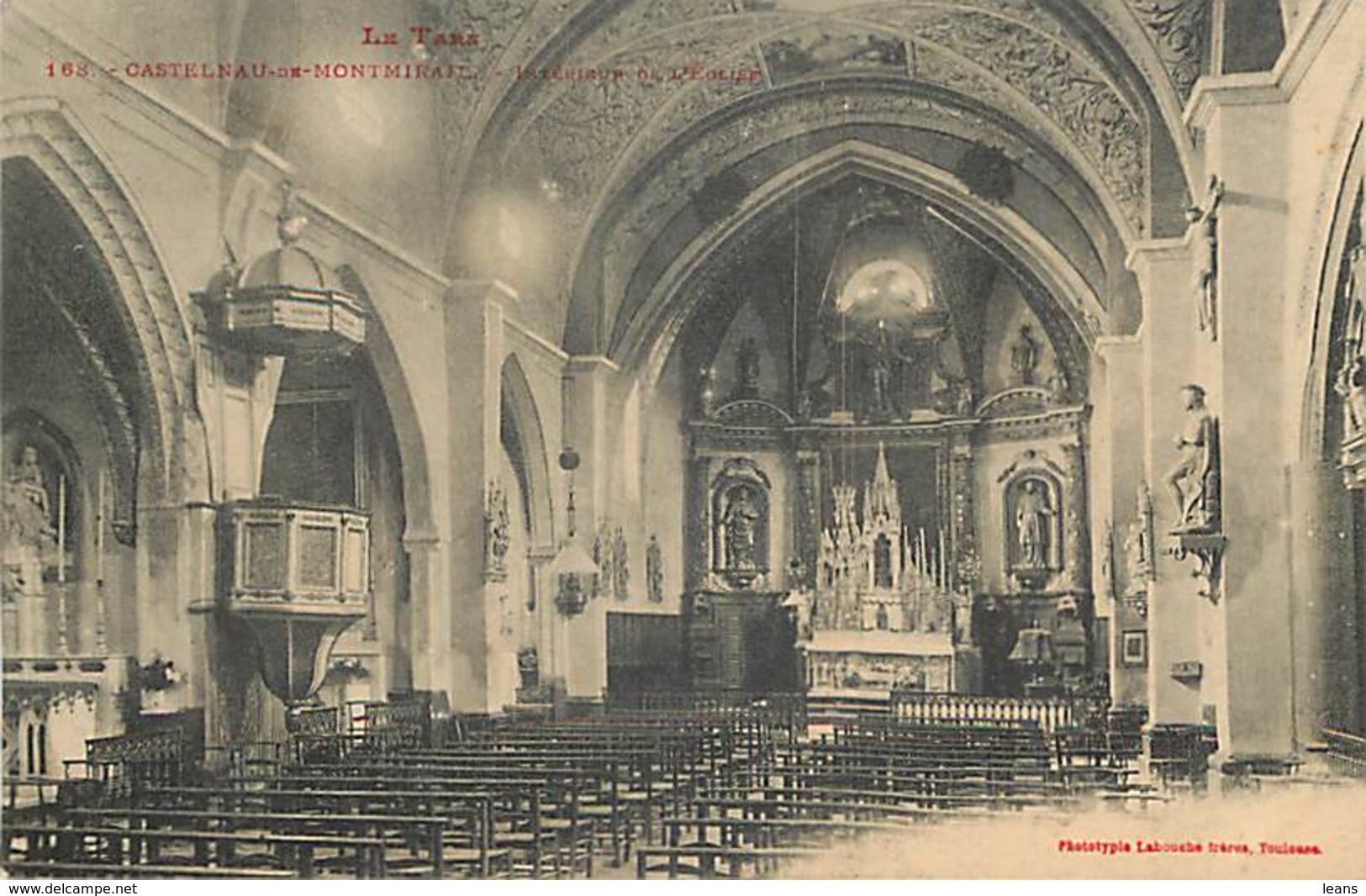 CASTELNAU DE MONTMIRAIL - Intérieur De L'église - 168 - Castelnau De Montmirail