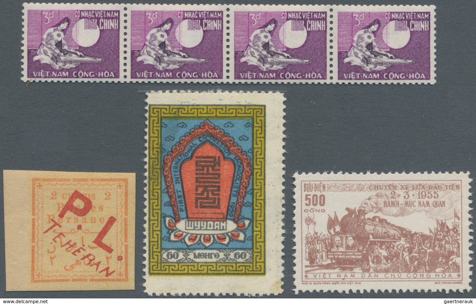 Asien: 1880/1980 (ca.), Accumulation On Stockcards In Box With Stamps Through The Whole Continent In - Sonstige - Asien