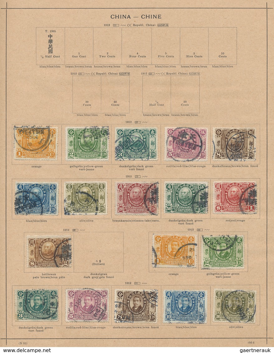 Asien: 1880/1995 (ca.), Collection (mainly East Asian) Mint (MNH, MH) And Used In 13 Pieces Of Binde - Sonstige - Asien