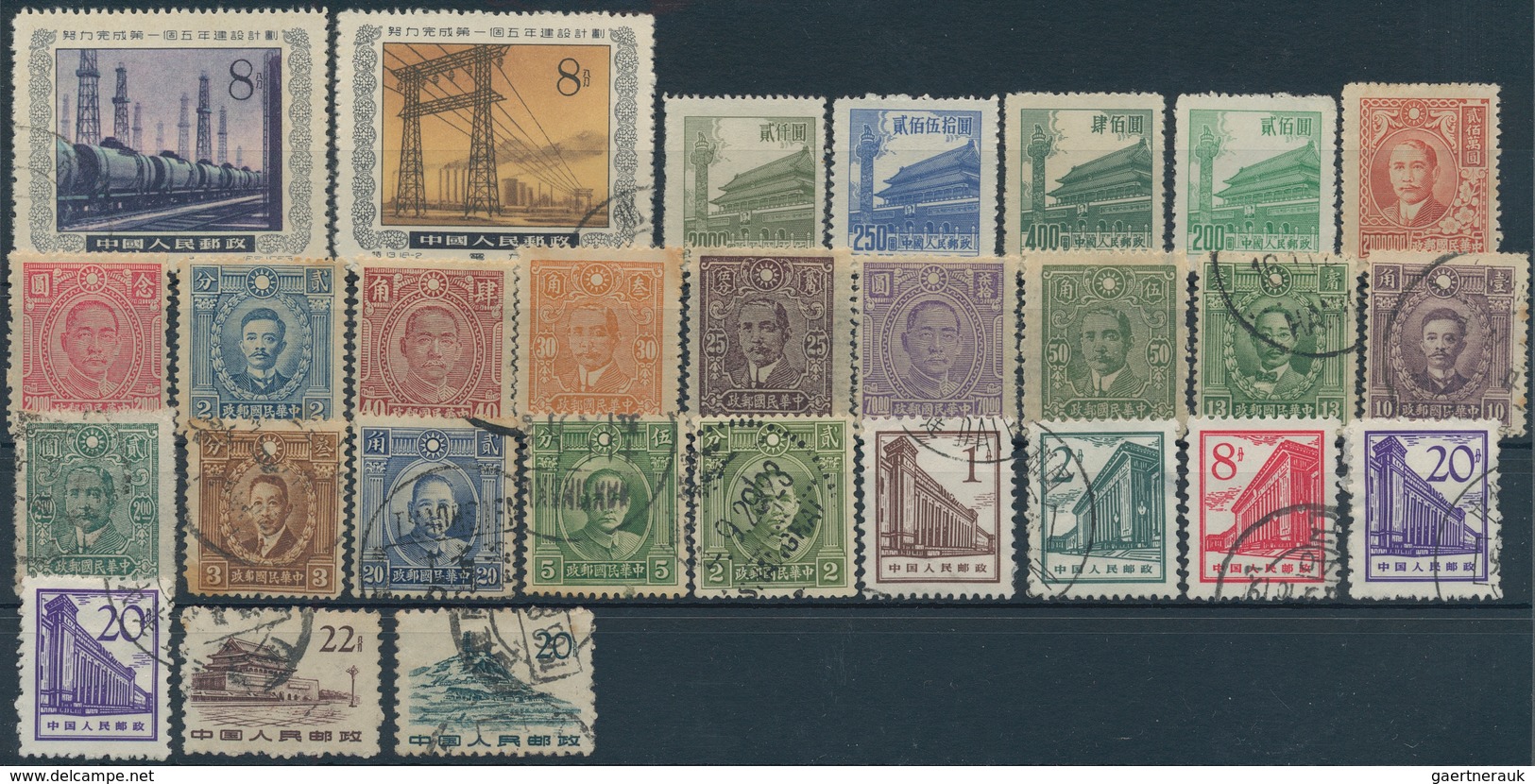 Asien: 1900/1990 (ca.), Balance On Stockcards, Comprising China, Hongkong, Japan, Taiwan, Viewing Ad - Sonstige - Asien