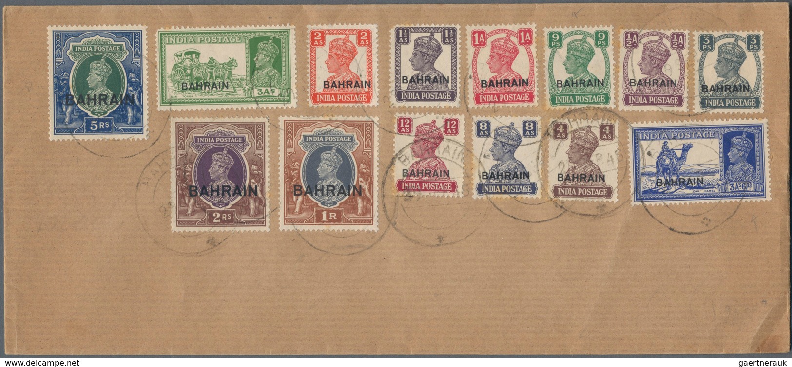 Asien: 1924/1949, Interesting Group Of 8 Covers, Comprising 1930s India Airmail Covers, 1945 Envelop - Sonstige - Asien