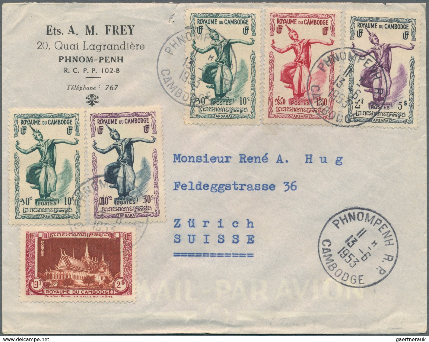 Asien: 1929/90 (ca.), apprx. 194 covers and stationery (inc. uprates) in two cover albums, inc. Chin