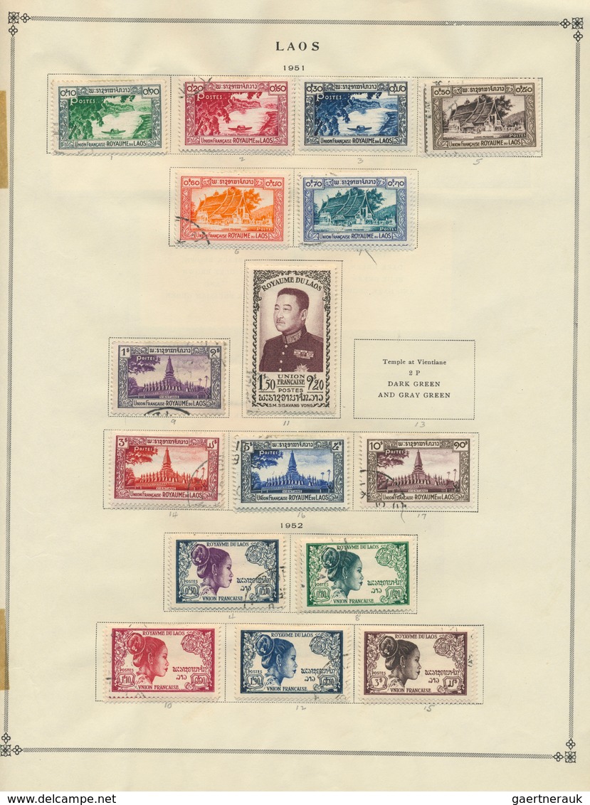 Asien: 1940/2000 (ca.), Laos/Cambodia/Vietnam, Mint And Used Balance On Album Pages With Plenty Of I - Autres - Asie