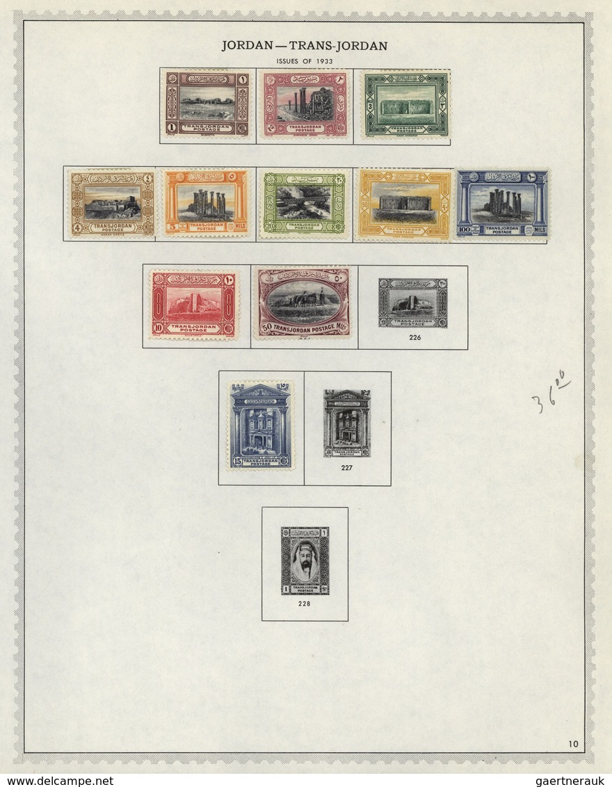 Naher Osten: 1918/1968, Near/Middle East, Used And Mint Collection Of Iraq, Jodan, Lebanon, Hejaz/Sa - Sonstige & Ohne Zuordnung