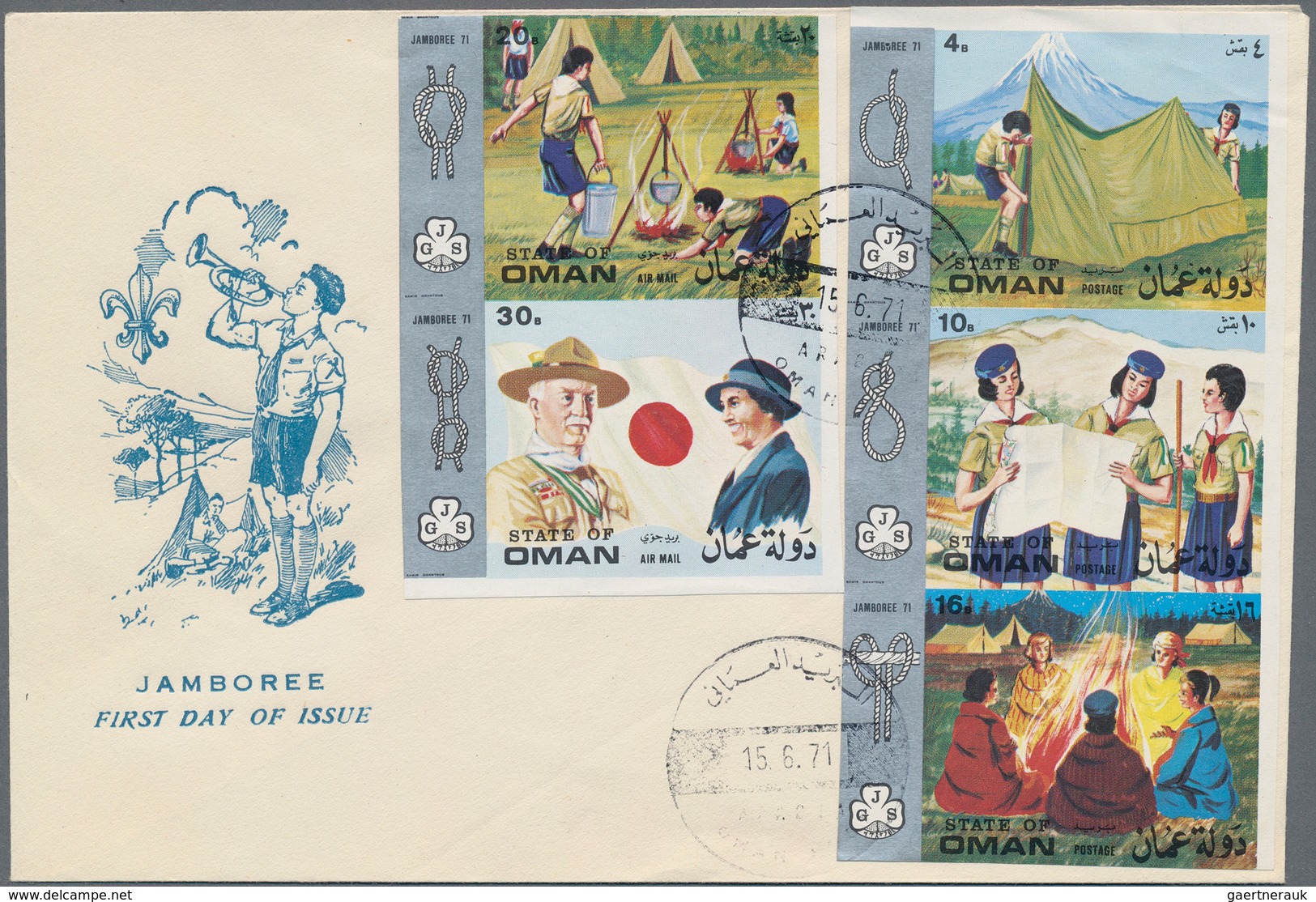 Naher Osten: 1920/1990 (ca.), Lot Of Some Loose Stamps And Mainly Covers, Comprising Yemen, Oman, Qa - Sonstige & Ohne Zuordnung