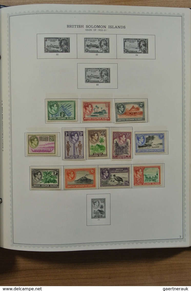 Britische Kolonien: 1860-1977: Nice mint and used collection, also mint never hinged, including bett