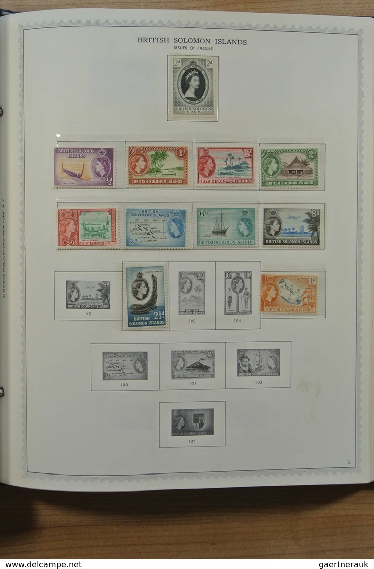 Britische Kolonien: 1860-1977: Nice mint and used collection, also mint never hinged, including bett