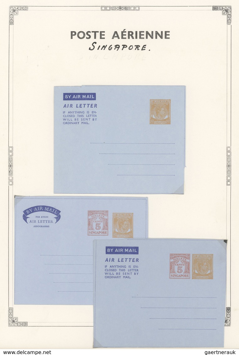 Britische Kolonien: 1935/1958 Ca., AIR LETTERS And AIRMAIL STATIONERIES, Comprehensive Collection Wi - Andere & Zonder Classificatie