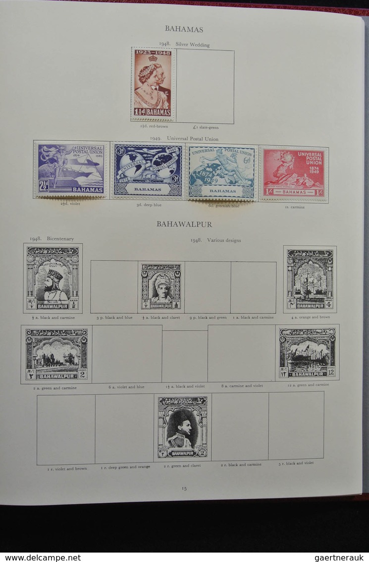 Britische Kolonien: 1937/1952: Extensive, MNH, Mint Hinged And Used (partly Stuck To Paper) Collecti - Sonstige & Ohne Zuordnung