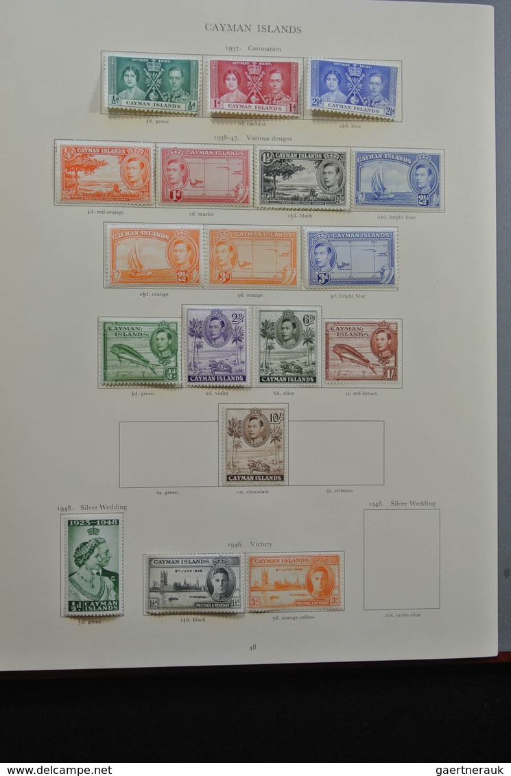 Britische Kolonien: 1937/1952: Extensive, MNH, mint hinged and used (partly stuck to paper) collecti