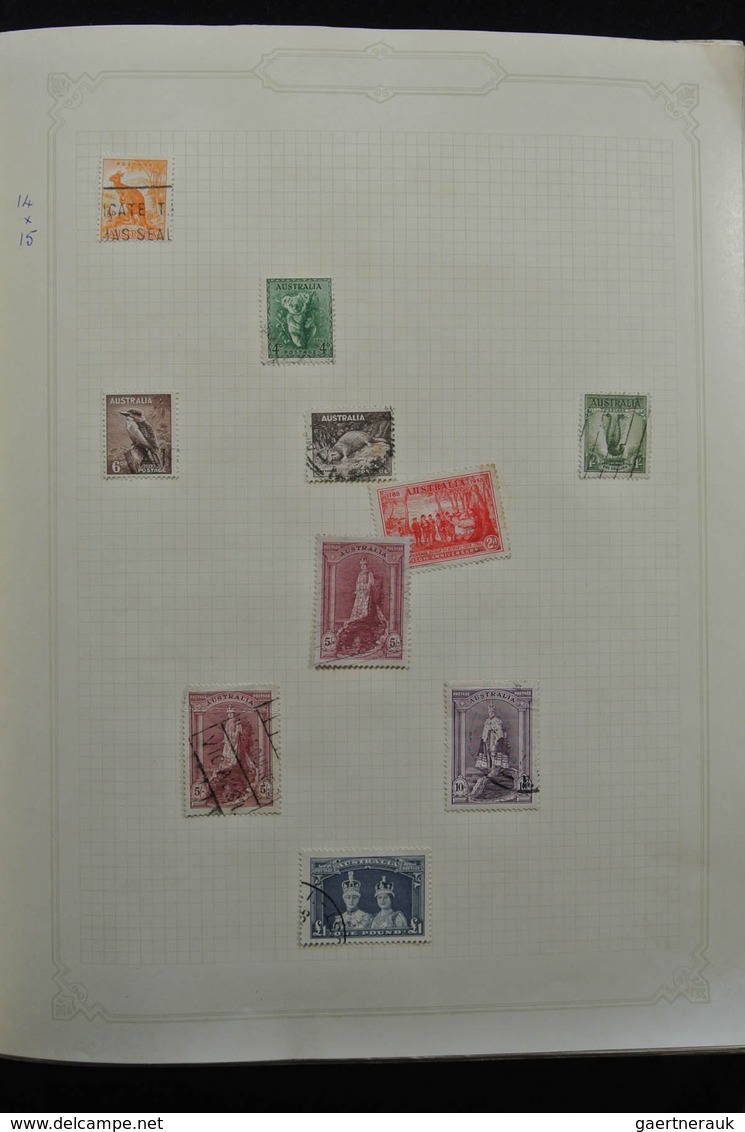 Britische Kolonien: 1937/1952: Extensive, MNH, mint hinged and used (partly stuck to paper) collecti
